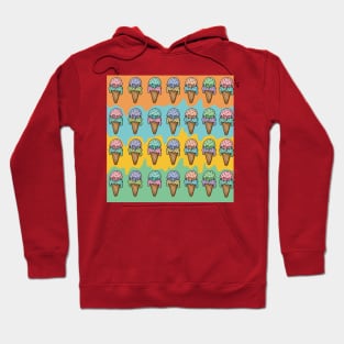 Ice cream pattern Hoodie